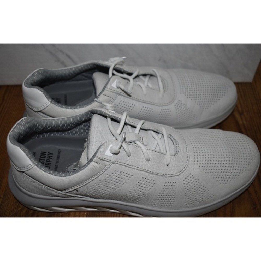 Johnston &‎ Murphy Memory Foam Leather Sneakers Walking Shoes Gray Size 9M - Picture 4 of 5